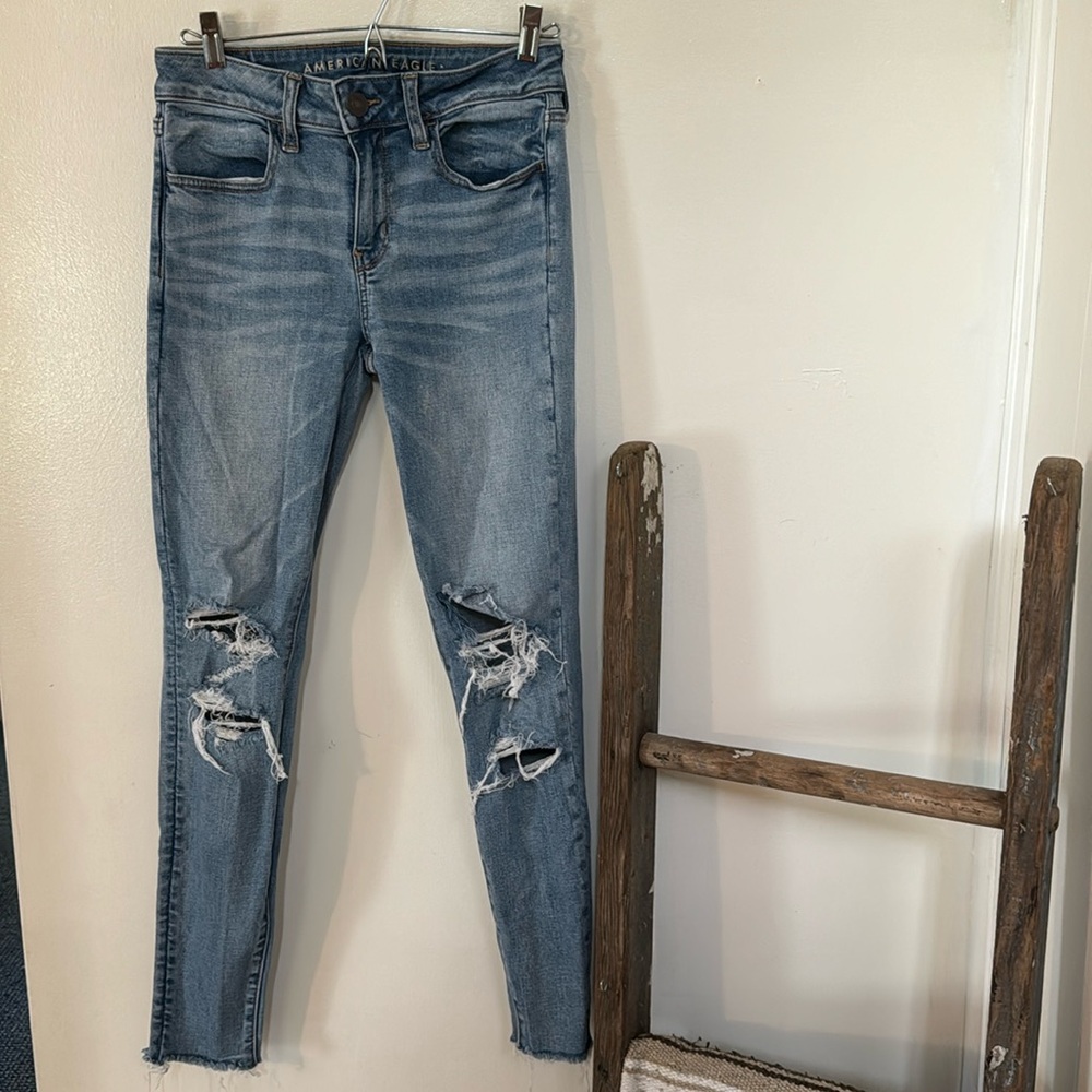 American Eagle Super Stretch Jeggings (Size 4)
